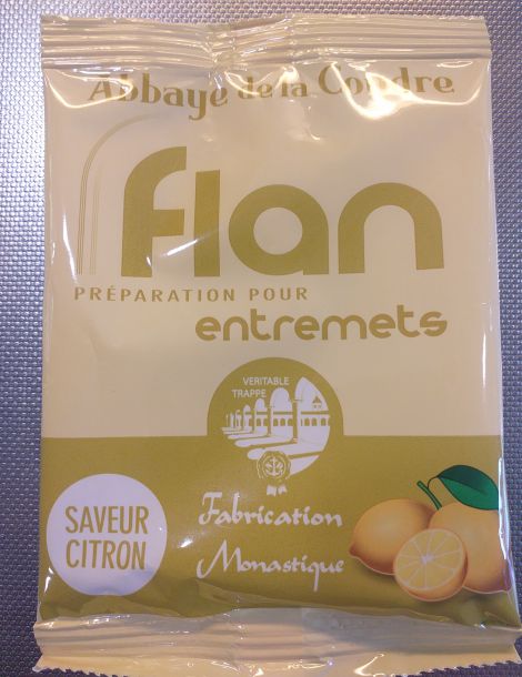 Préparation pour entremets saveur citron Abbaye de la Coudre 45g